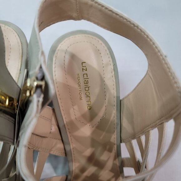 Liz Claiborne Teagan Block Heeled Sandals Size 11 - Picture 8 of 12